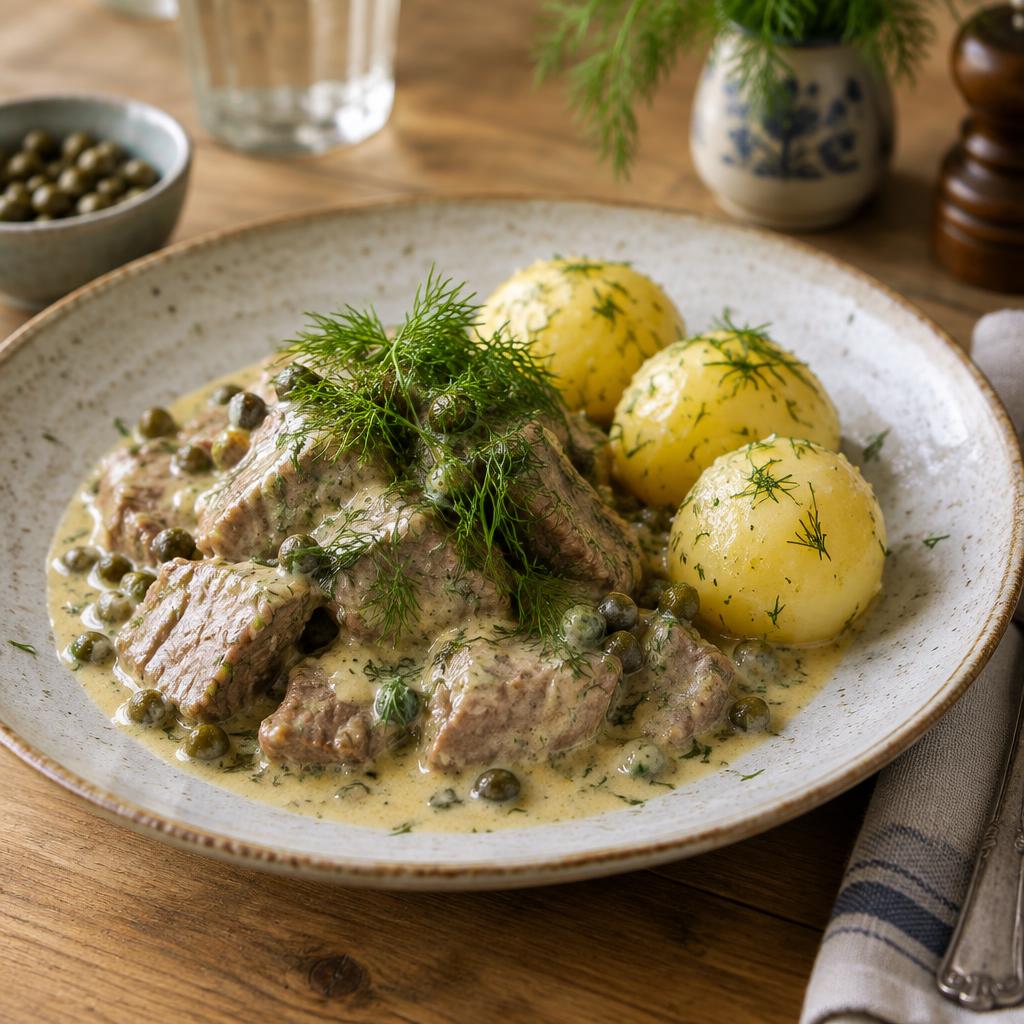 Dillkött – Angerichtet