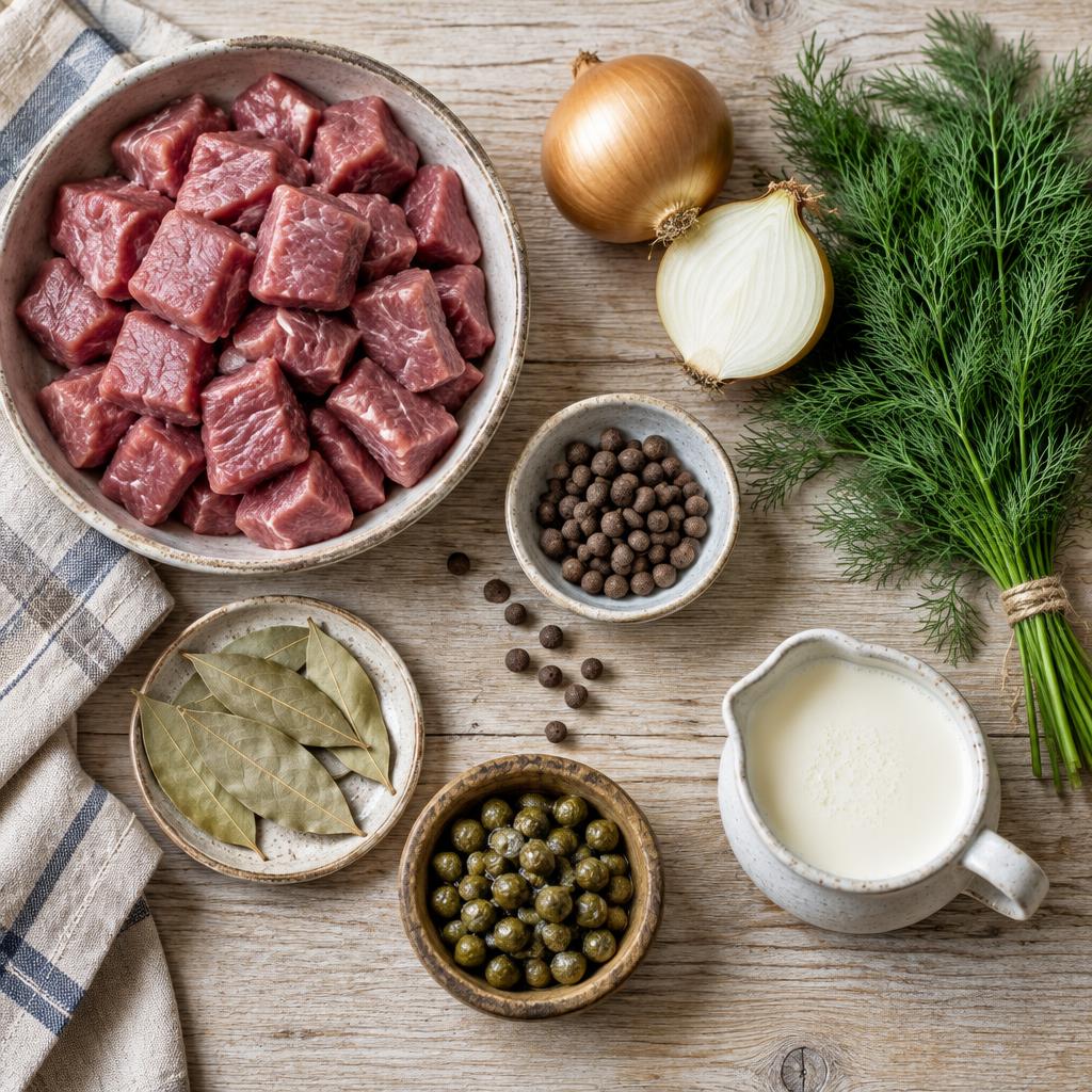 Dillkött – Die Zutaten