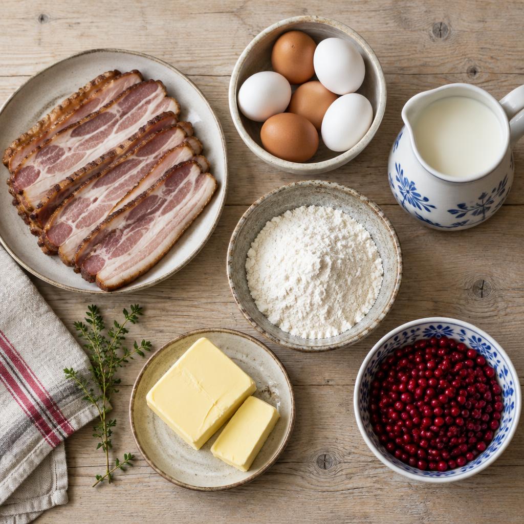 Fläskpannkaka – Die Zutaten