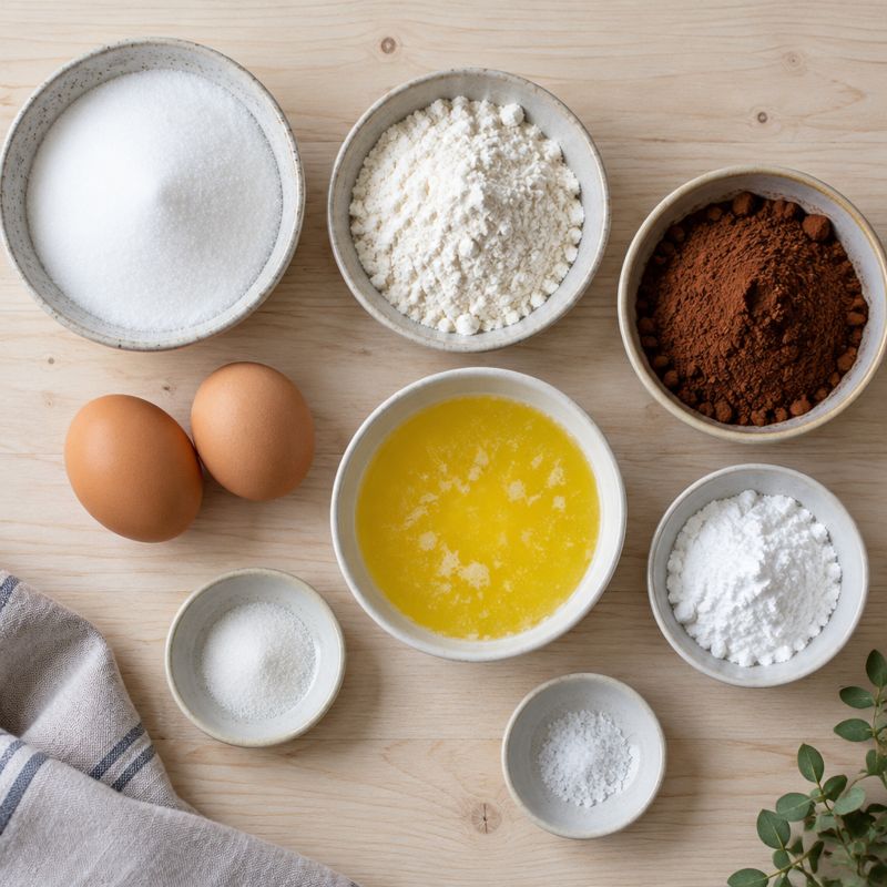 Kladdkaka – Die Zutaten