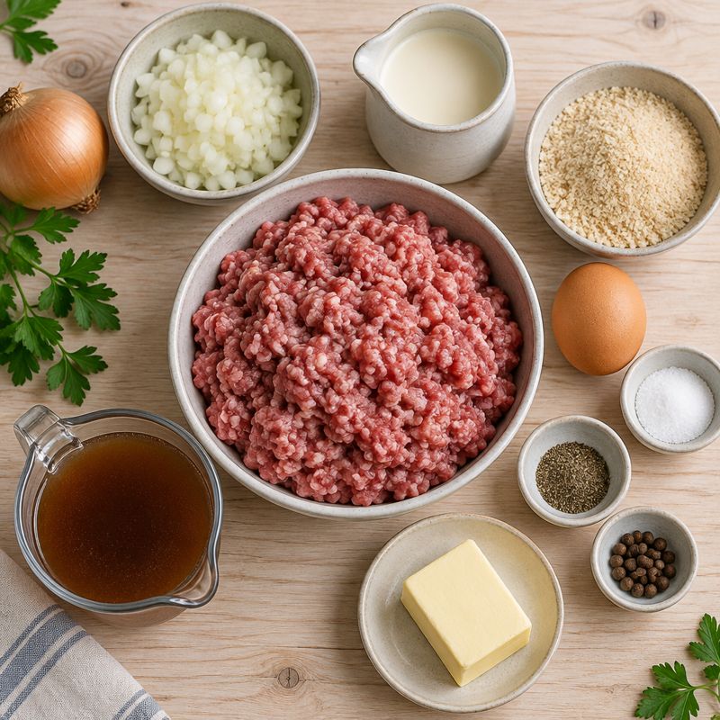 Köttbullar – Die Zutaten