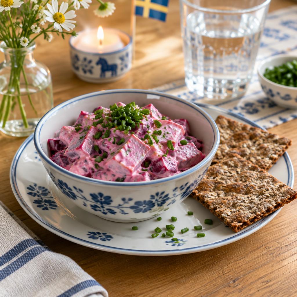 Sillsallad – Angerichtet