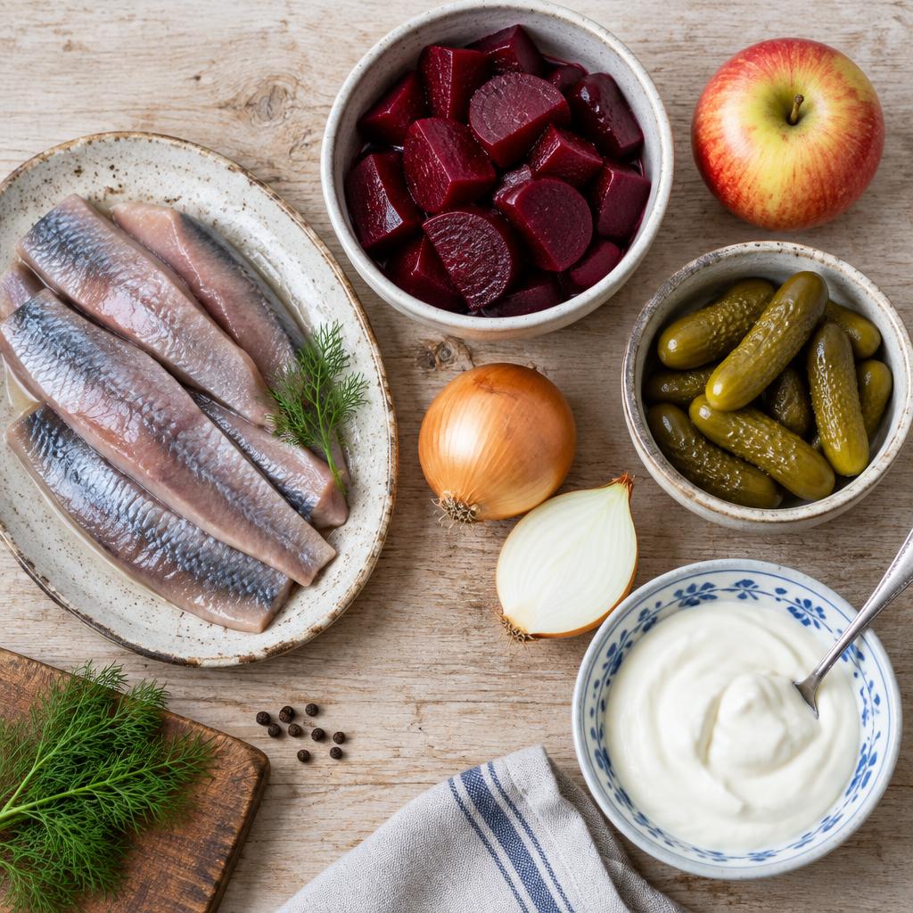 Sillsallad – Die Zutaten