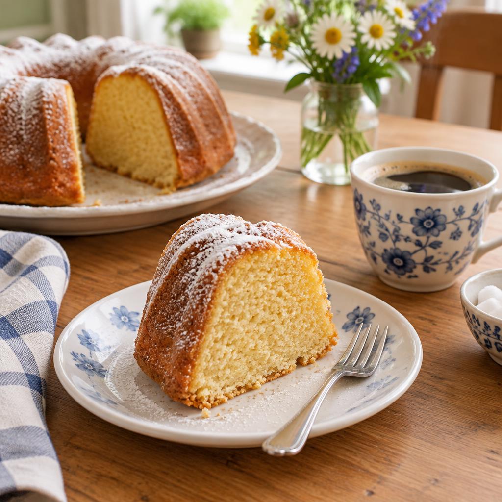 Sockerkaka – Angerichtet