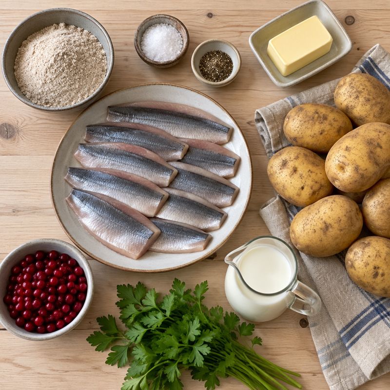 Stekt strömming – Die Zutaten